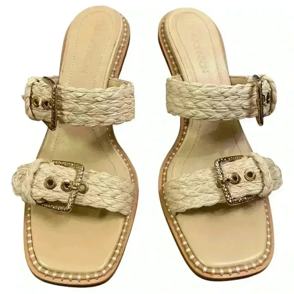 Ulla Johnson Ellery Raffia Sandal in Color Natural Size 41 - Picture 11 of 12
